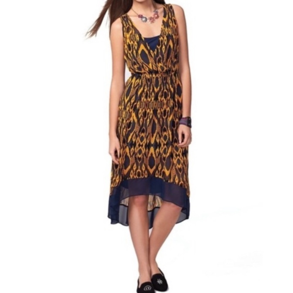 Princess Vera Wang Sheer Lined  Hi Low Dress‎